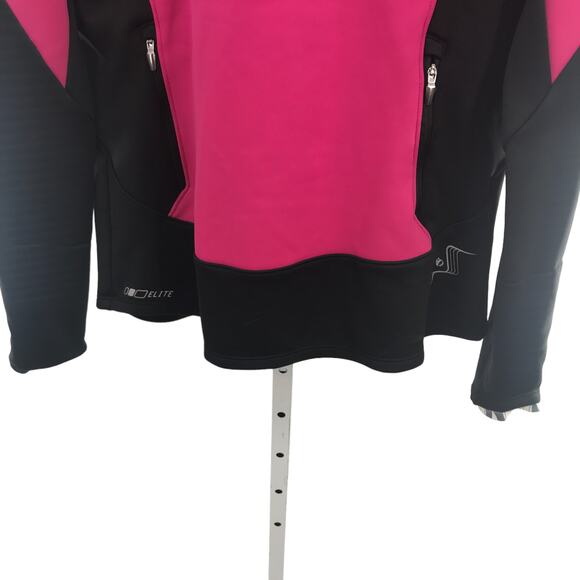 Pearl Izumi Women’s Black Infinity Windblocking Pink Hoody Pullover - Picture 6 of 12